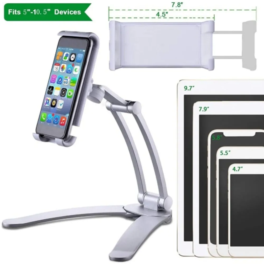 Universal Silver Cell Phone Stand Holder - PrimeCables