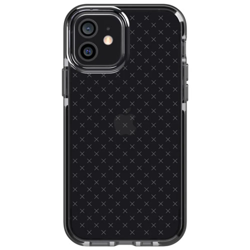 tech21 Evo Check Fitted Soft Shell Case for iPhone 12/12 Pro - Black