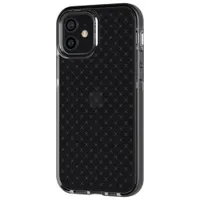 tech21 Evo Check Fitted Soft Shell Case for iPhone 12/12 Pro - Black