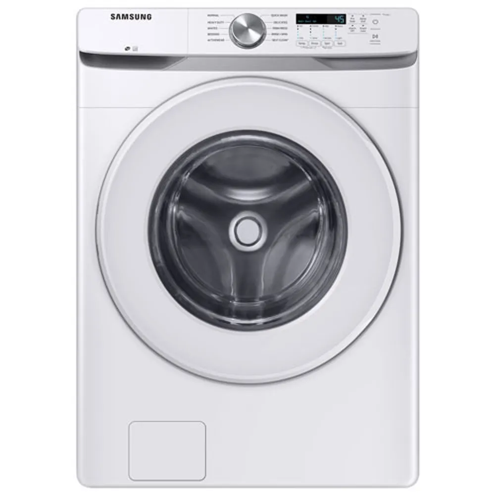 Samsung 5.2 Cu. Ft. HE Front Load Washer (WF45T6000AW/A5) - White - Open Box - Scratch & Dent