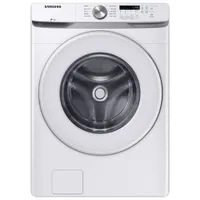 Samsung 5.2 Cu. Ft. HE Front Load Washer (WF45T6000AW/A5) - White - Open Box - Scratch & Dent