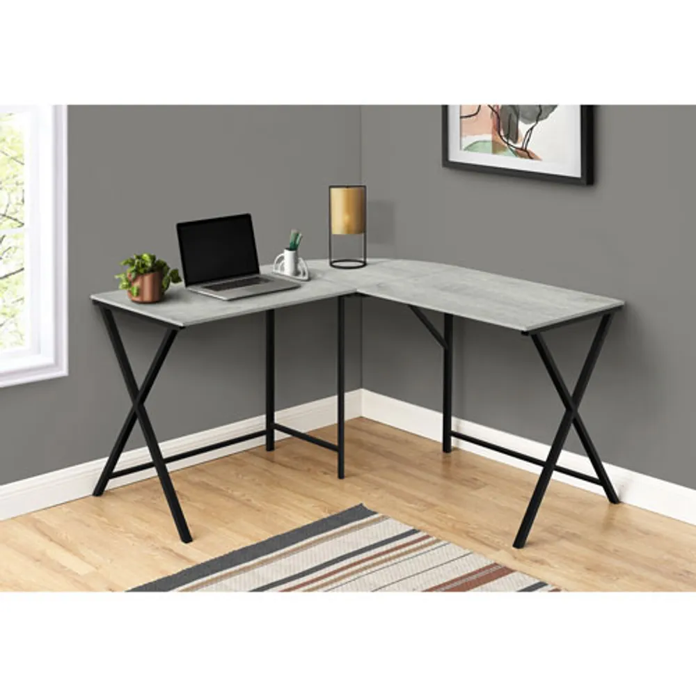 Bureau d'angle d'ordinateur de Monarch