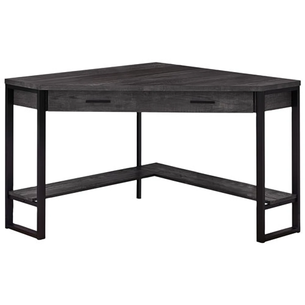 Monarch Angular Corner Computer Desk - Black