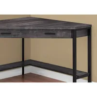 Monarch Angular Corner Computer Desk - Black