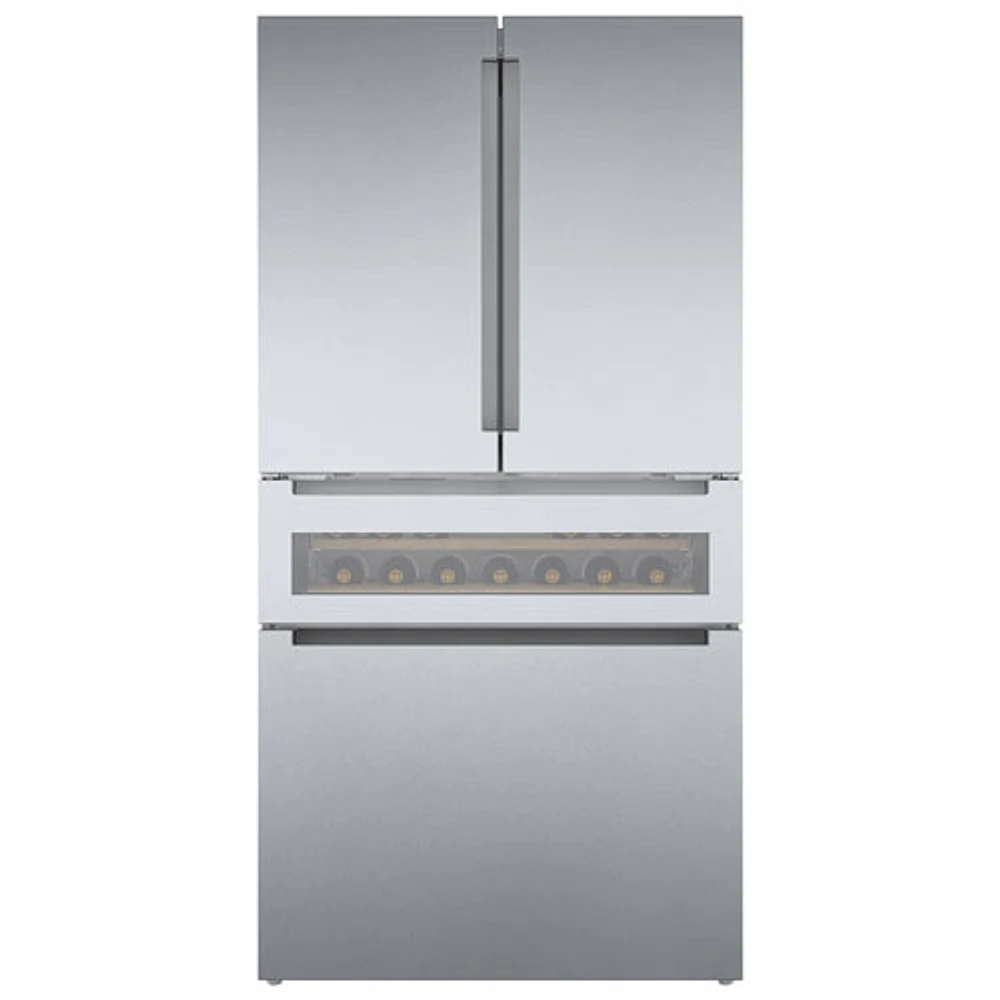 Bosch 36" 21.2 Cu. Ft. French Door Refrigerator with Ice Dispenser (B36CL81ENG) - Stainless Steel