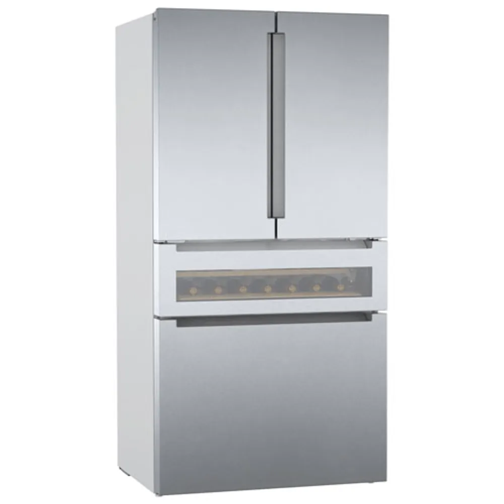 Bosch 36" 21.2 Cu. Ft. French Door Refrigerator with Ice Dispenser (B36CL81ENG) - Stainless Steel