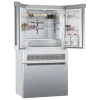 Bosch 36" 21.2 Cu. Ft. French Door Refrigerator with Ice Dispenser (B36CL81ENG) - Stainless Steel