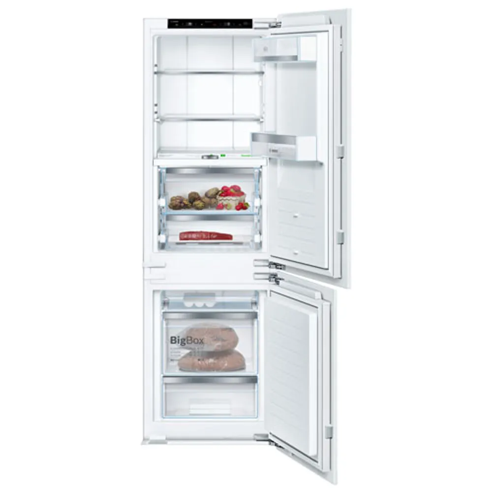 Bosch 24" 5.8 Cu. Ft. Bottom Freezer Refrigerator (B09IB91NSP) - Custom Panel