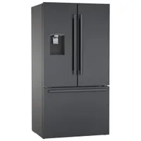 Bosch 36" 21.6 Cu. Ft. French Door Refrigerator w/ Water & Ice Dispenser (B36CD50SNB) - Black Stainless