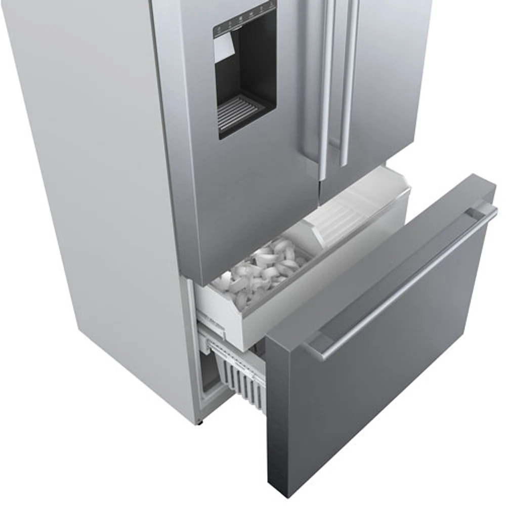 Réfrigérateur à 2 portes à profondeur comptoir 21,6 pi³ 36 po avec distrib Bosch (B36CD50SNS) - Inox