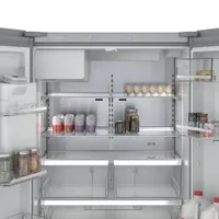 Bosch 36" 21.6 Cu. Ft. Counter-Depth French Door Refrigerator with Dispenser (B36CD50SNS) - Stainless