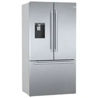 Bosch 36" 21.6 Cu. Ft. Counter-Depth French Door Refrigerator with Dispenser (B36CD50SNS) - Stainless