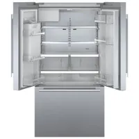 Bosch 36" 21.6 Cu. Ft. Counter-Depth French Door Refrigerator with Dispenser (B36CD50SNS) - Stainless