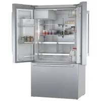 Bosch 36" 21.6 Cu. Ft. Counter-Depth French Door Refrigerator with Dispenser (B36CD50SNS) - Stainless