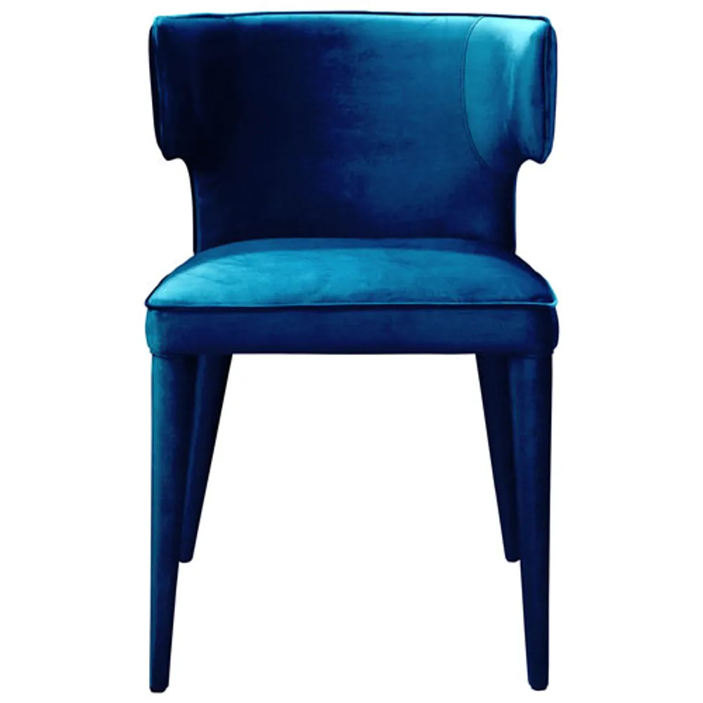 Jennaya Contemporary Polyester Dining Chair - Teal