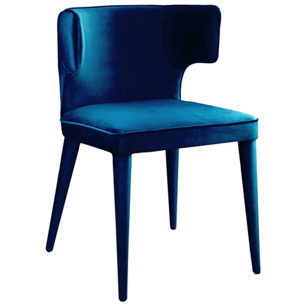 Jennaya Contemporary Polyester Dining Chair - Teal