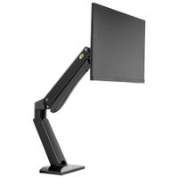 North Bayou 27" - 40" Desk Dual-Arm Flexi-Monitor Mount - Black