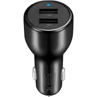 Insignia 24W Dual USB Car Charger - Black - Only at Best Buy