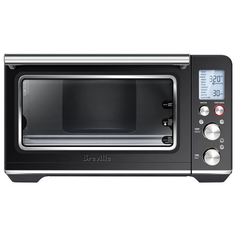 Four grille-pain à convection et friteuse à air chaud Smart Oven de Breville - 0,8 pi³/22,7 l - Truffe noire