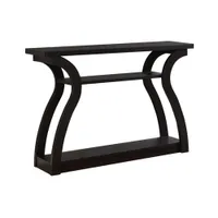 Monarch Modern Rectangular Console Table with 3-Tier