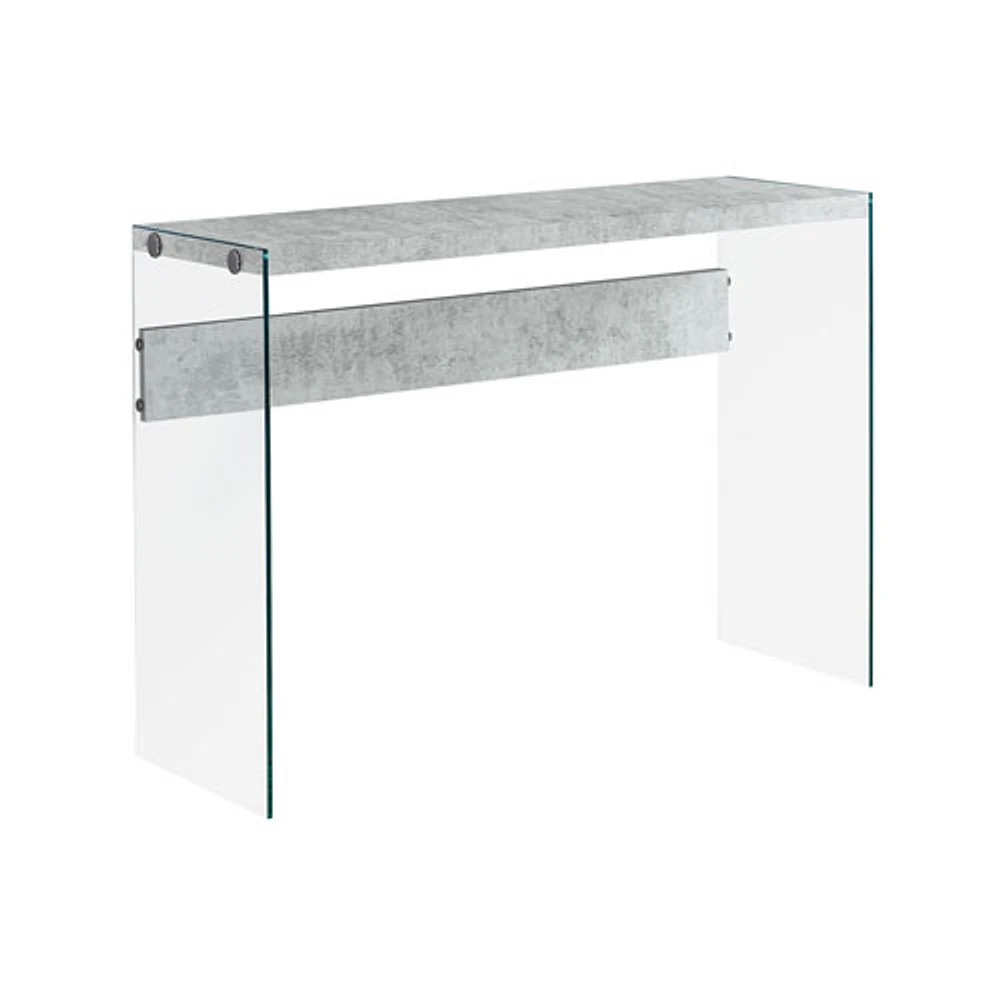 Monarch Modern Rectangular Side Console Table