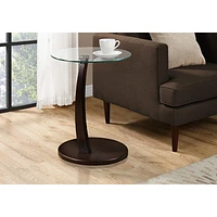 Monarch Modern Bentwood Accent Table - Cappuccino