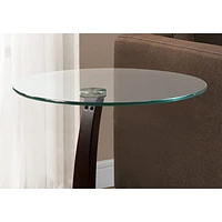 Monarch Modern Bentwood Accent Table - Cappuccino