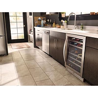 Whirlpool 46-Bottle Built-In Wine Center (WUW55X24HS) - Stainless Steel