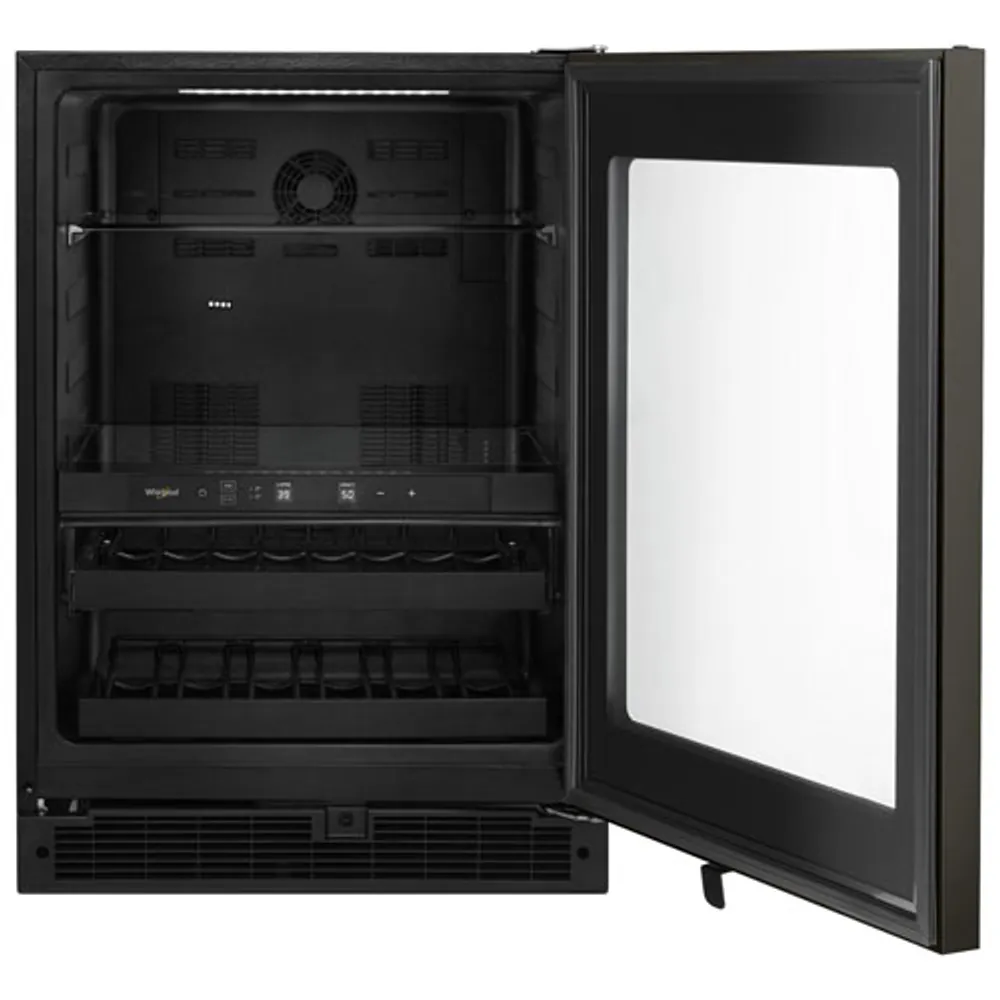 Réfrigérateur de bar autonome de 5,2 pi³ de Whirlpool (WUB50X24HV) - Acier inoxydable noir