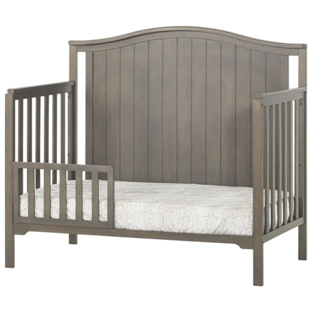 Forever Eclectic Hampton Arch Top 4-in-1 Convertible Crib - Dapper Grey