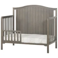 Forever Eclectic Hampton Arch Top 4-in-1 Convertible Crib - Dapper Grey