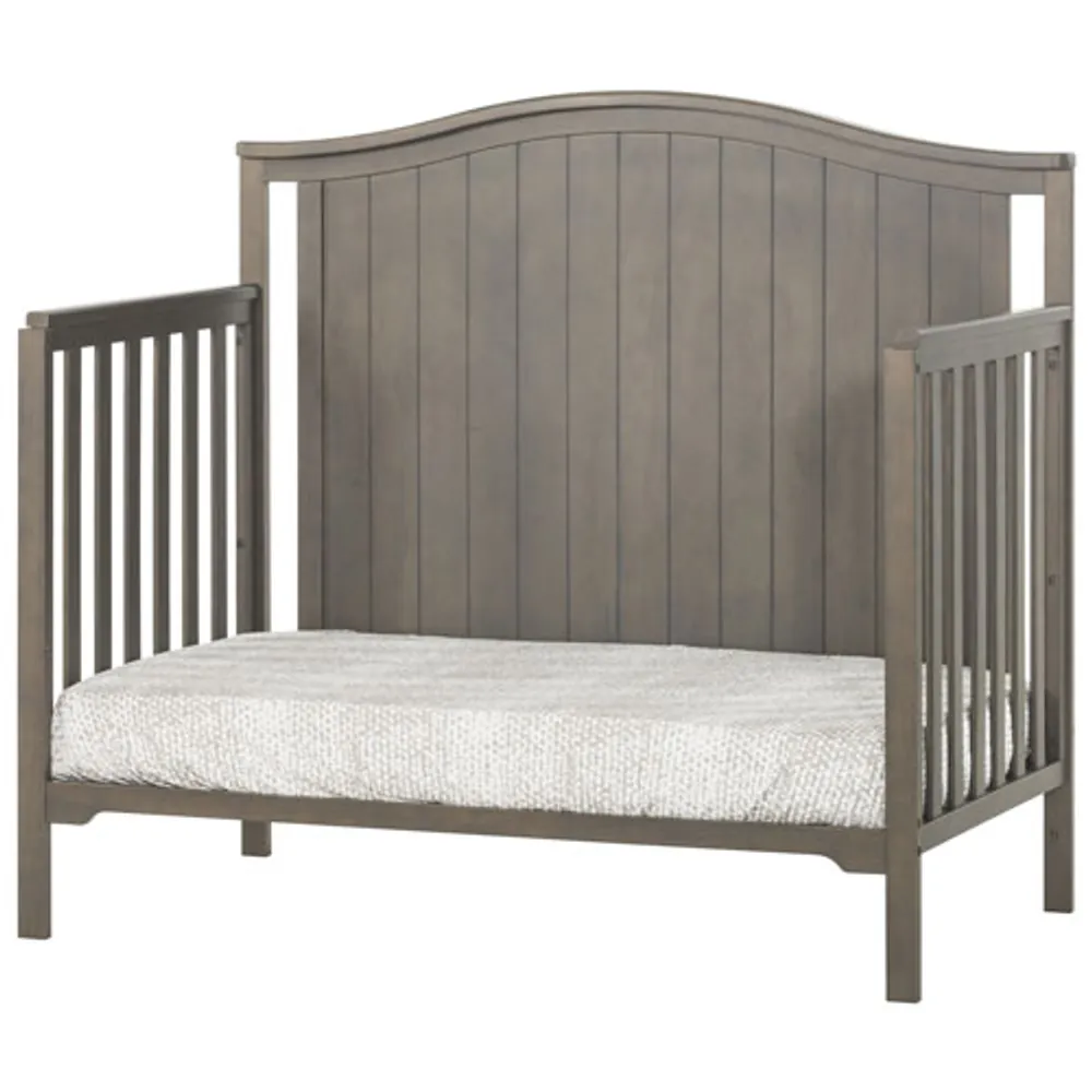 Forever Eclectic Hampton Arch Top 4-in-1 Convertible Crib - Dapper Grey