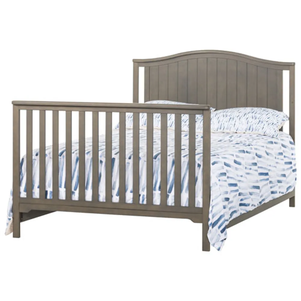 Forever Eclectic Hampton Arch Top 4-in-1 Convertible Crib - Dapper Grey