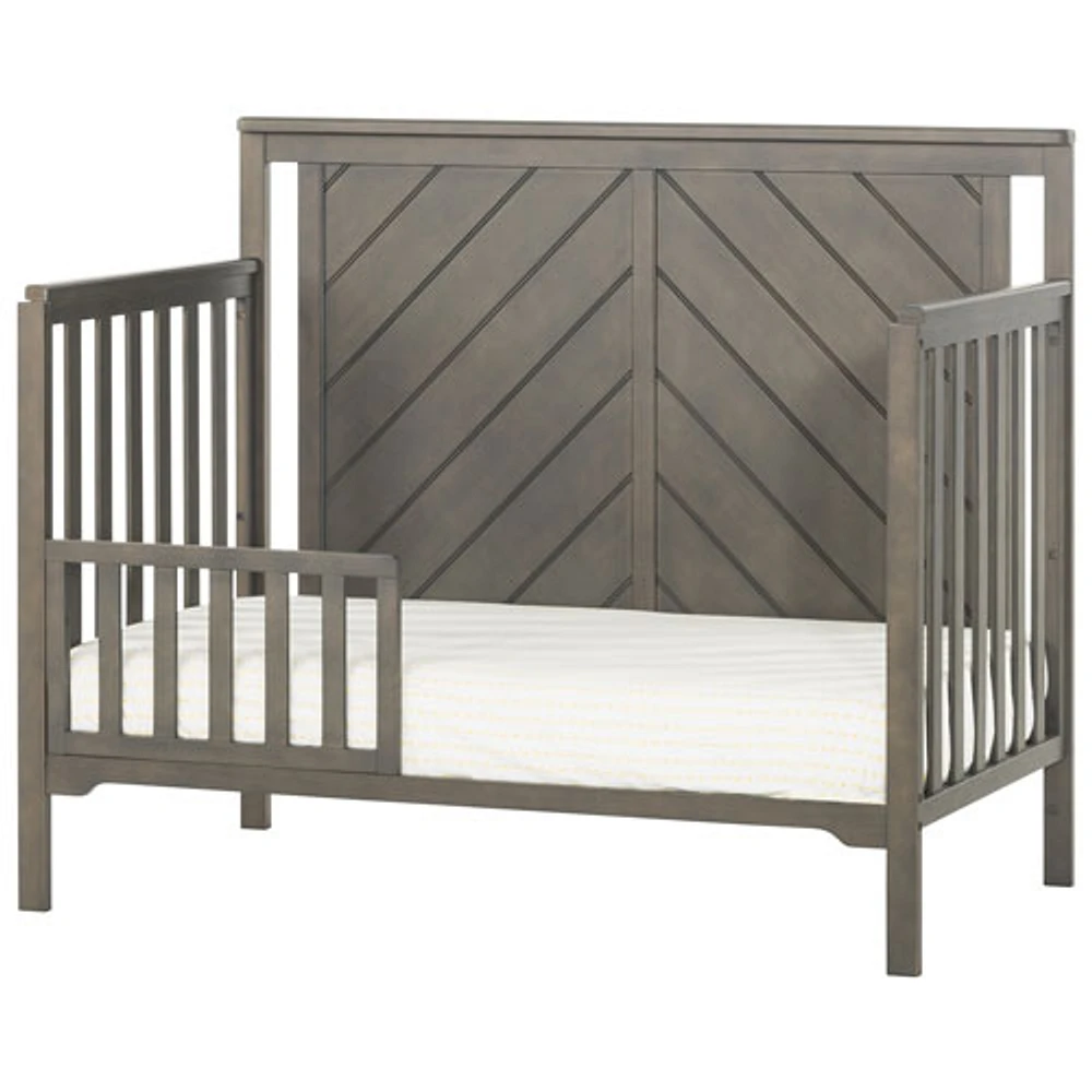 Forever Eclectic Hampton Flat Top 4-in-1 Convertible Crib - Dapper Grey