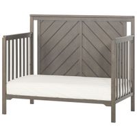 Forever Eclectic Hampton Flat Top 4-in-1 Convertible Crib - Dapper Grey