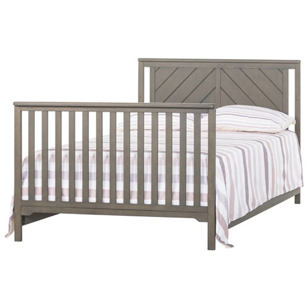 Forever Eclectic Hampton Flat Top 4-in-1 Convertible Crib - Dapper Grey