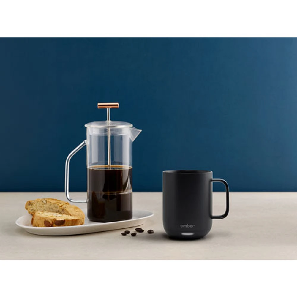 Tasse intelligente à régulation thermique de 295 ml (10 oz) Mug 2 d'Ember - Noir