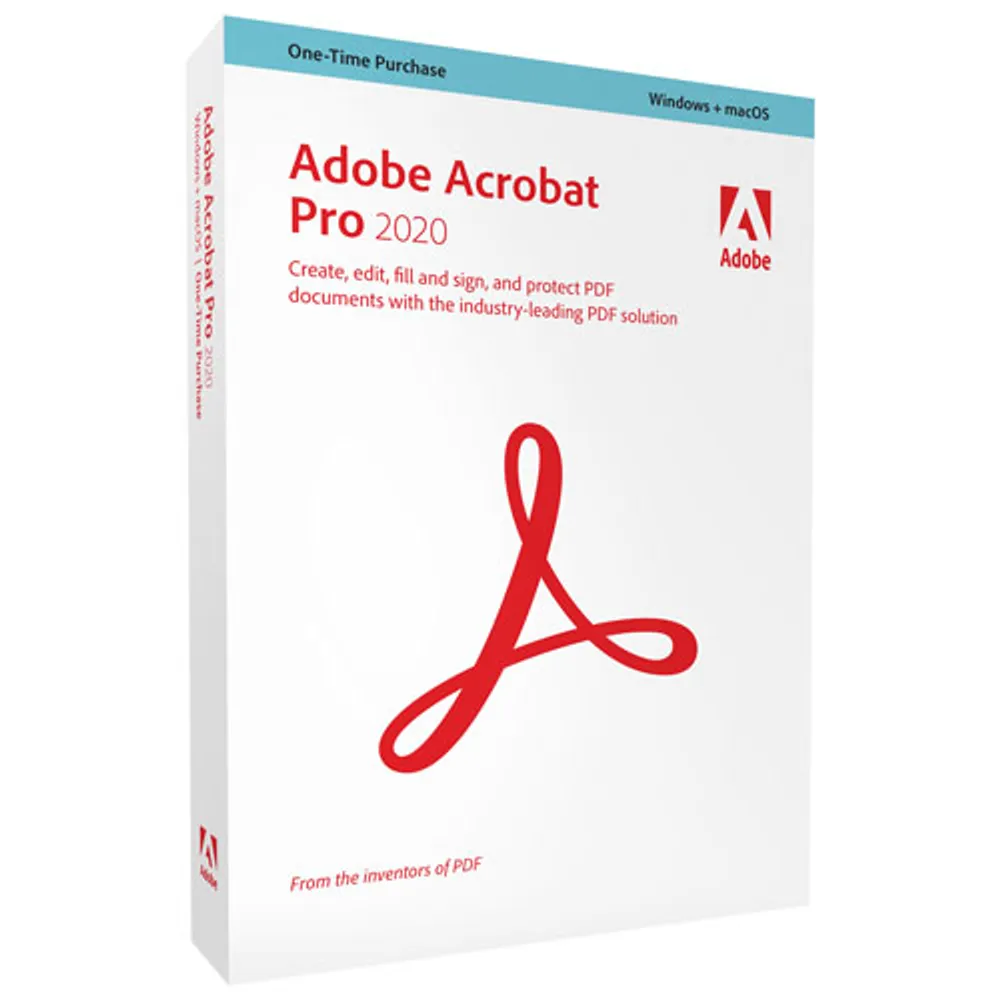 Adobe Acrobat Pro 2020 (PC/Mac) - 1 User - English