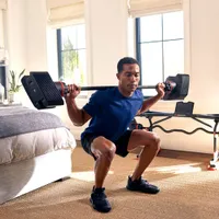 Haltère SelectTech 2080 avec barre pour biceps et triceps de Bowflex - Abonnement gratuit de 2 mois à JRNY*