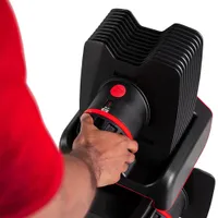 Haltère SelectTech 2080 avec barre pour biceps et triceps de Bowflex - Abonnement gratuit de 2 mois à JRNY*