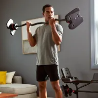 Haltère SelectTech 2080 avec barre pour biceps et triceps de Bowflex - Abonnement gratuit de 2 mois à JRNY*