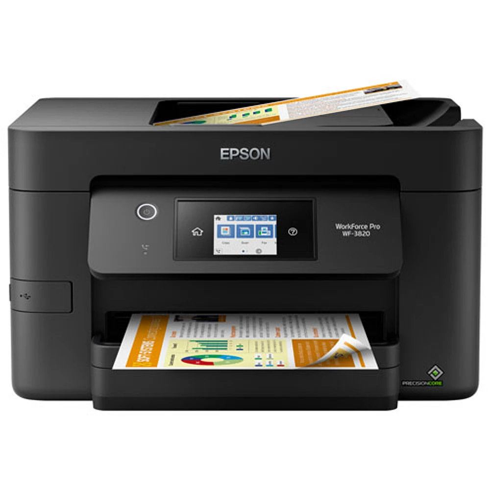 Imprimante à jet d'encre sans fil tout-en-un WorkForce Pro WF-3820 d'Epson