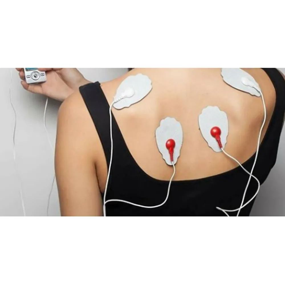 LOOKEE LED Tens Unit EMS Muscle Stimulator with Red Light Therapy for Pain Relief