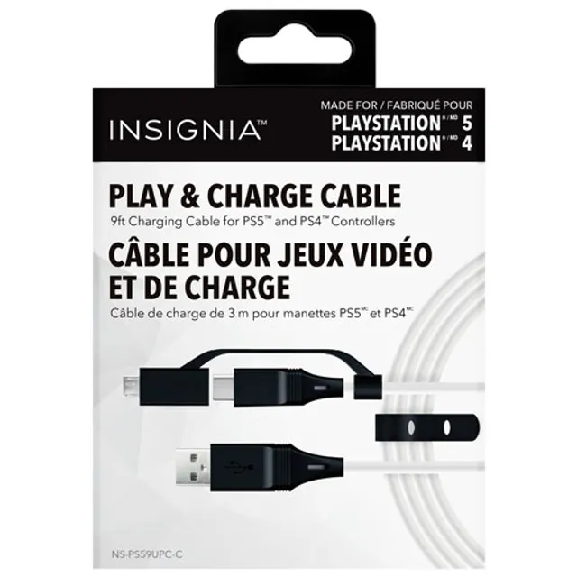 Câble de chargement d'Insignia pour PS5 et PS4