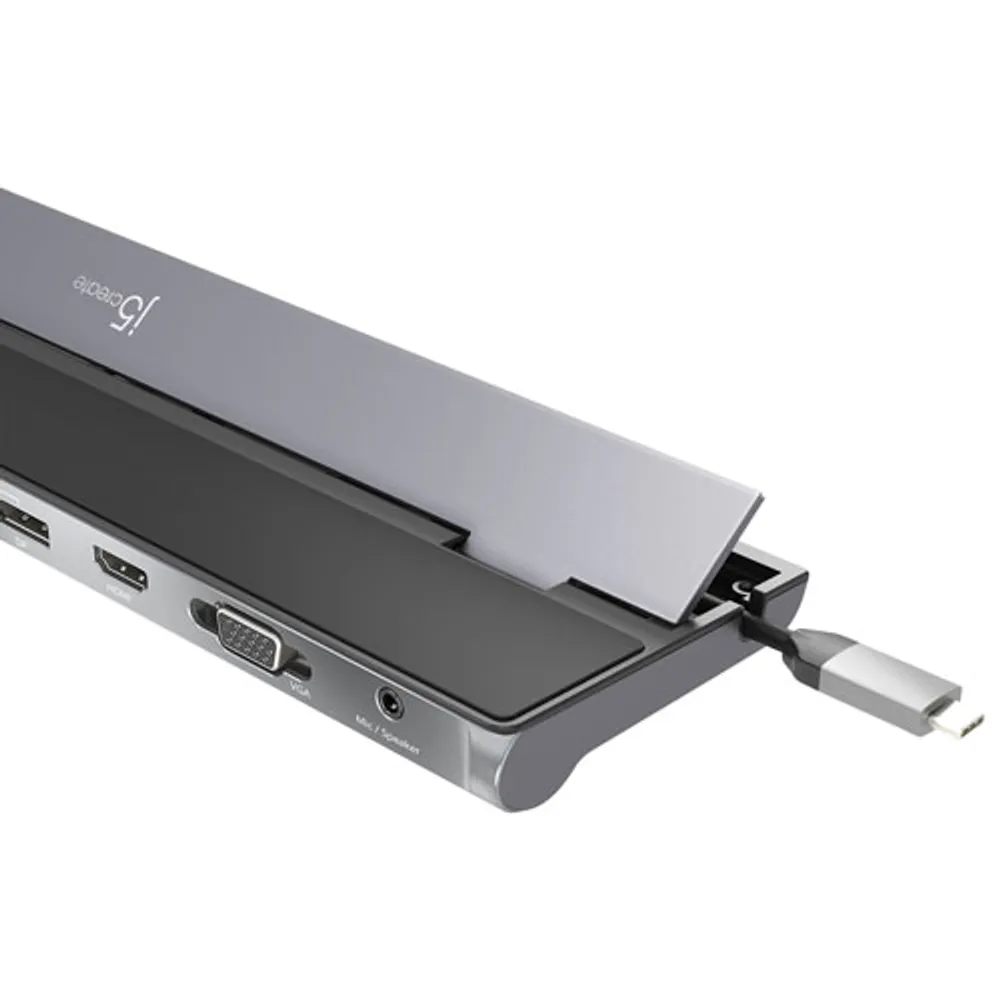 j5create USB-C to Triple Monitor Docking Station (JCD543)