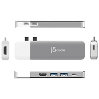 j5create USB-C Dual-Display Modular Dock (JCD387)