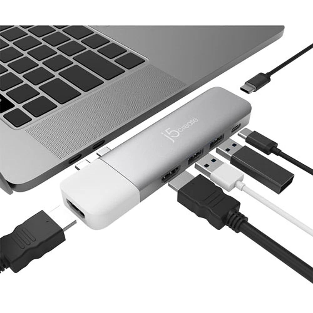 j5create USB-C Dual-Display Modular Dock (JCD387)