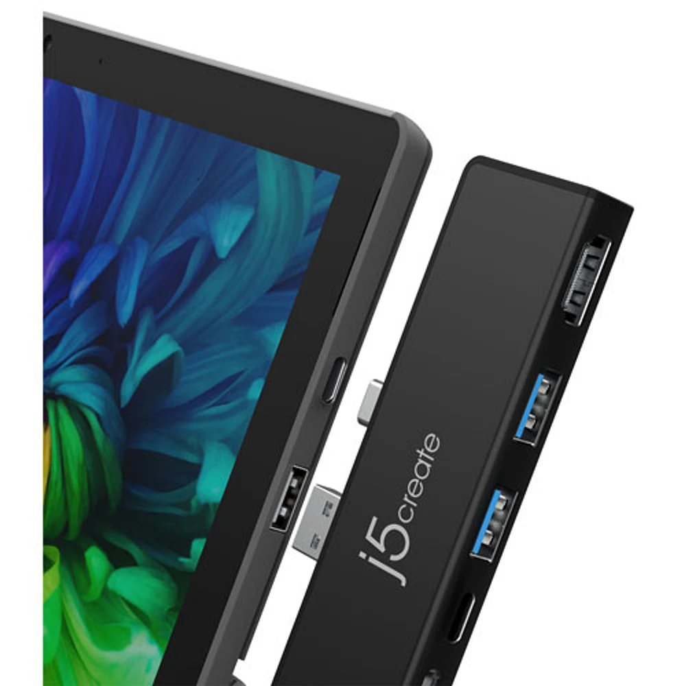 j5create 7-in-1 UltraDrive Mini Dock for Surface Pro 7 (JCD324B)