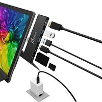 j5create 7-in-1 UltraDrive Mini Dock for Surface Pro 7 (JCD324B)