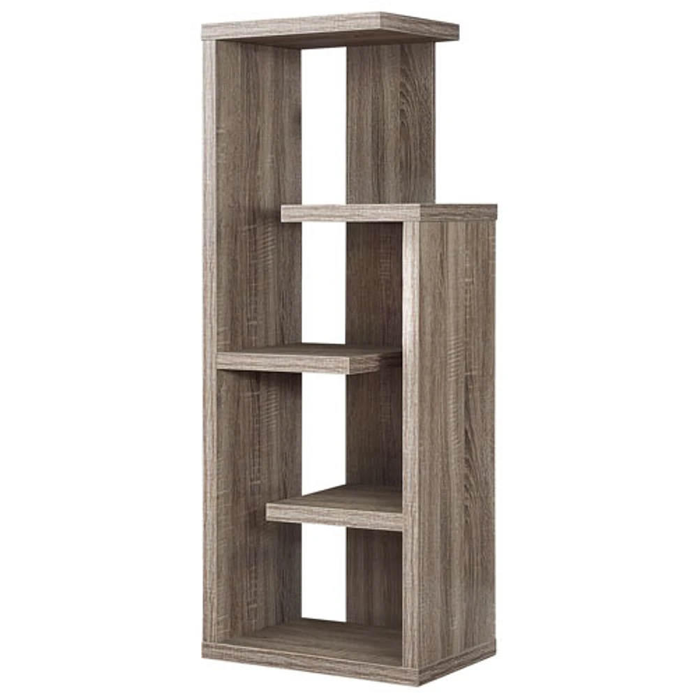 Monarch 47" 4-Shelf Standard Bookcase - Dark Taupe